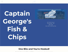 Tablet Screenshot of captaingeorgesbrockville.com